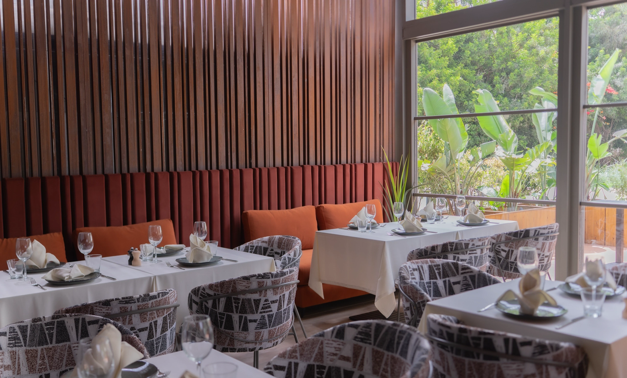 Vue intérieure du restaurant Il Capriccio.
