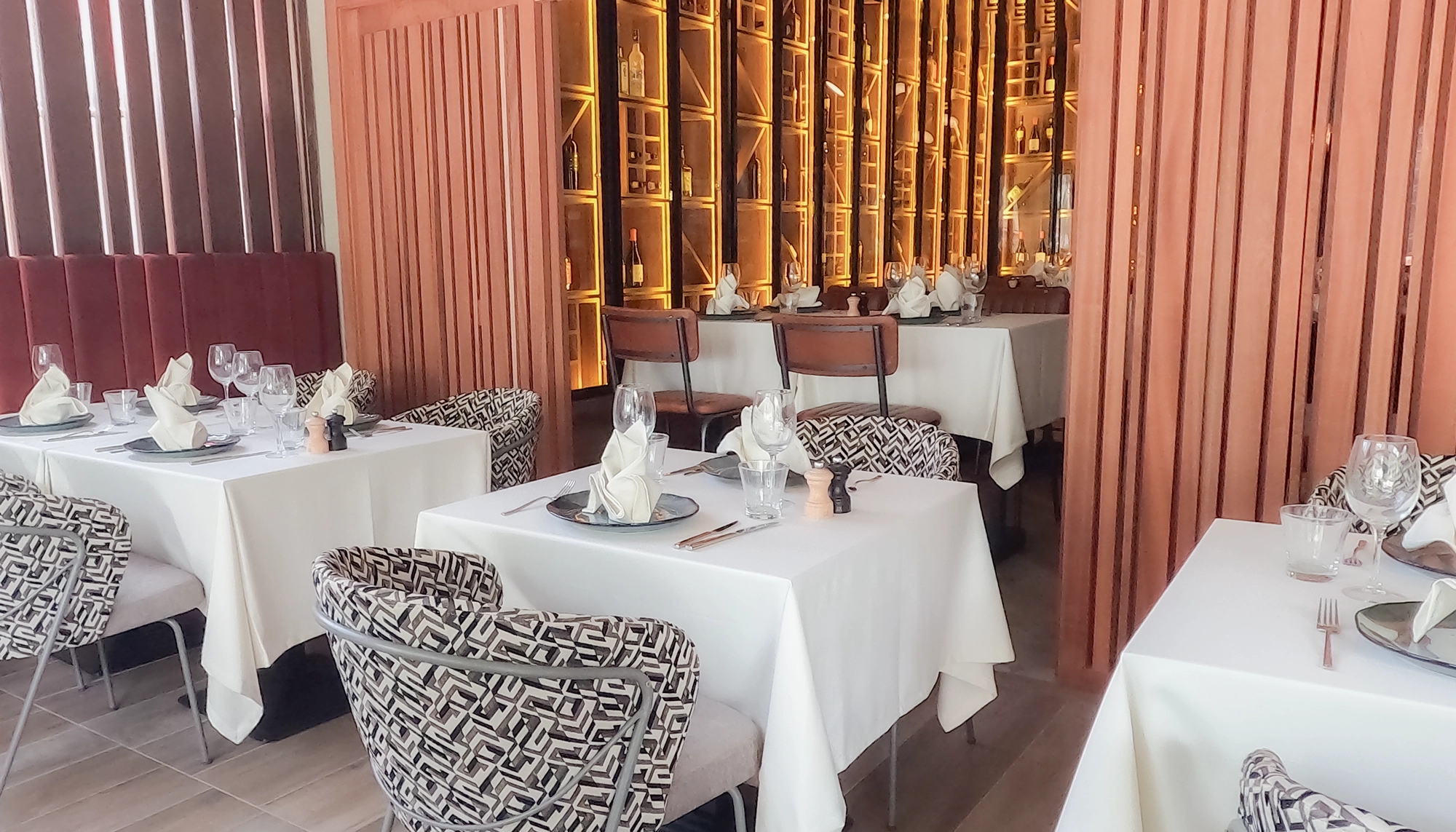 Vue d’ensemble du restaurant Il Capriccio.